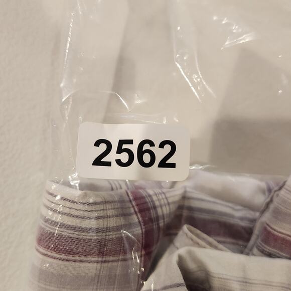 Carhartt Womens White Purple Plaid 3/4 Sleeve Button Up Size Medium Western Work - Picture 13 of 13